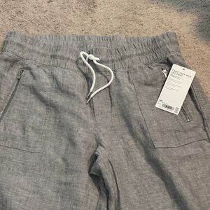 Athleta Charcoal Wide Leg Pants